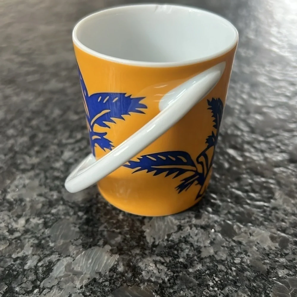 Rosenthal Studio Line Ltd Edition Espresso Cup Yellow Blue Made In Germany